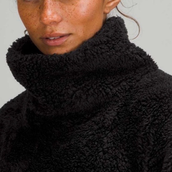 Lululemon Warmth Restore Long Pullover Jacket Black Size 2 NWOT Retired Sherpa - Picture 4 of 9